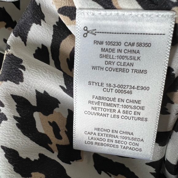 Equipment cheetah silk blouse size XS - Picture 4 of 4